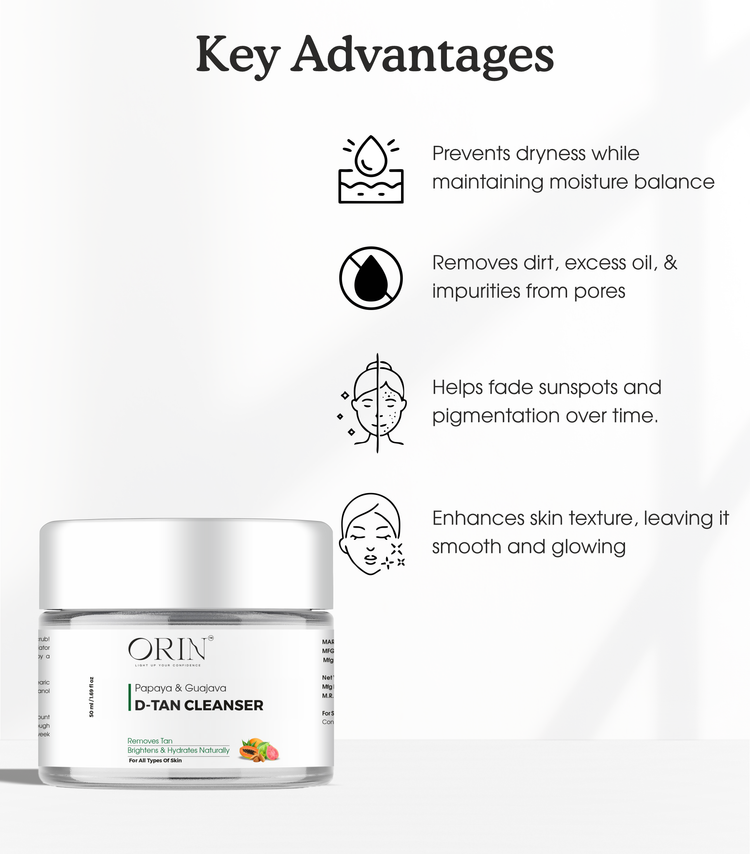 ORIN™ De Tan Cleanser - 50ML