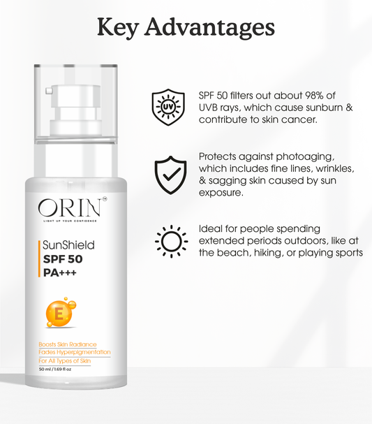 ORIN™ SunShield SPF 50 PA+++ - 50ML